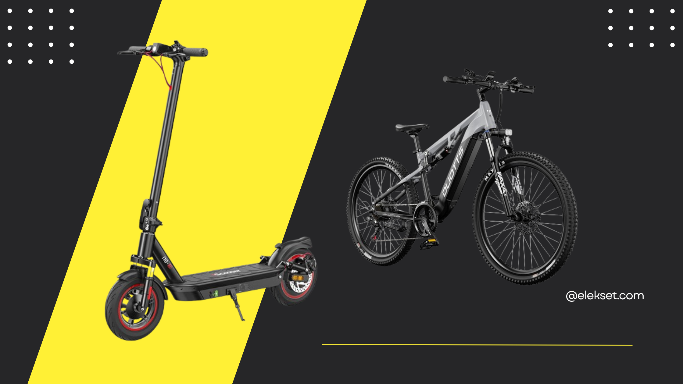 E-scooters & E-bikes - elekset.com E-scooters & E-bikes - elekset.com